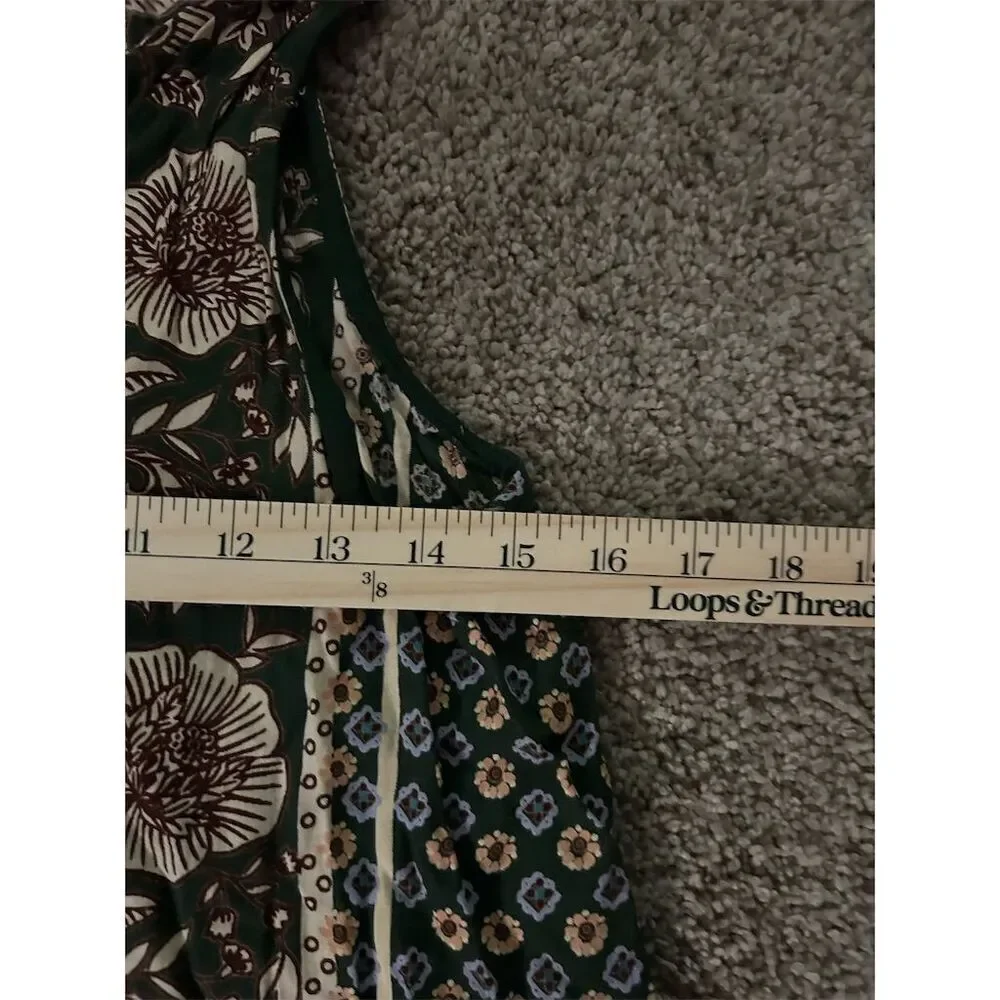 Nostalgia Women's S Sleeveless Floral Bohemian tank top  Multicolor - Picture 6 of 6